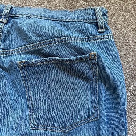 Old Navy High-Rise Loose Wide Leg Distressed Blue Jeans Womens Plus Size 16 NWOT - Picture 13 of 15